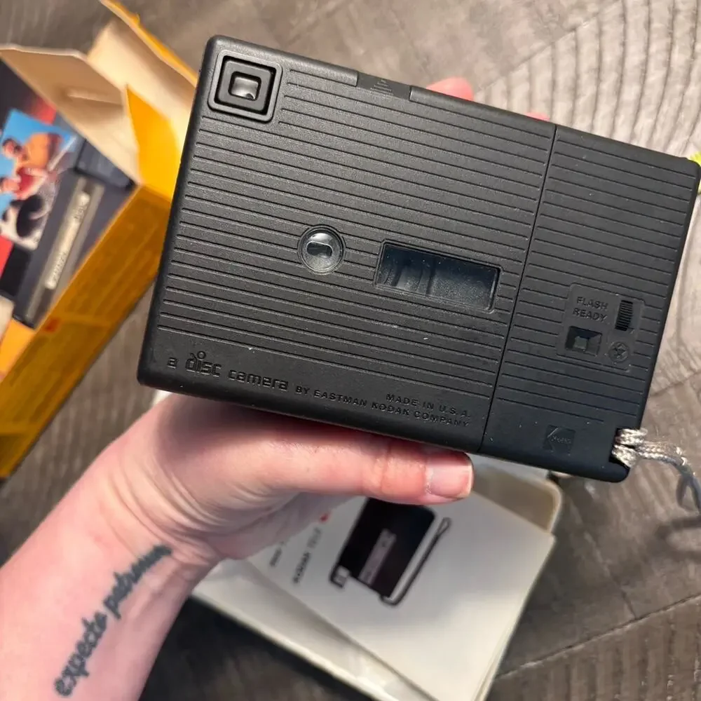 Vintage Kodak Tele Disc Camera 1980s Collectible